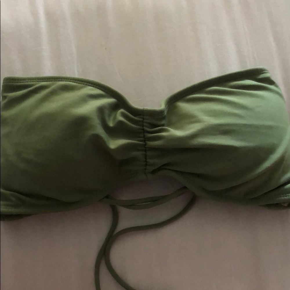 Green pakaloha bikini top
